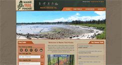 Desktop Screenshot of mainetrailfinder.com